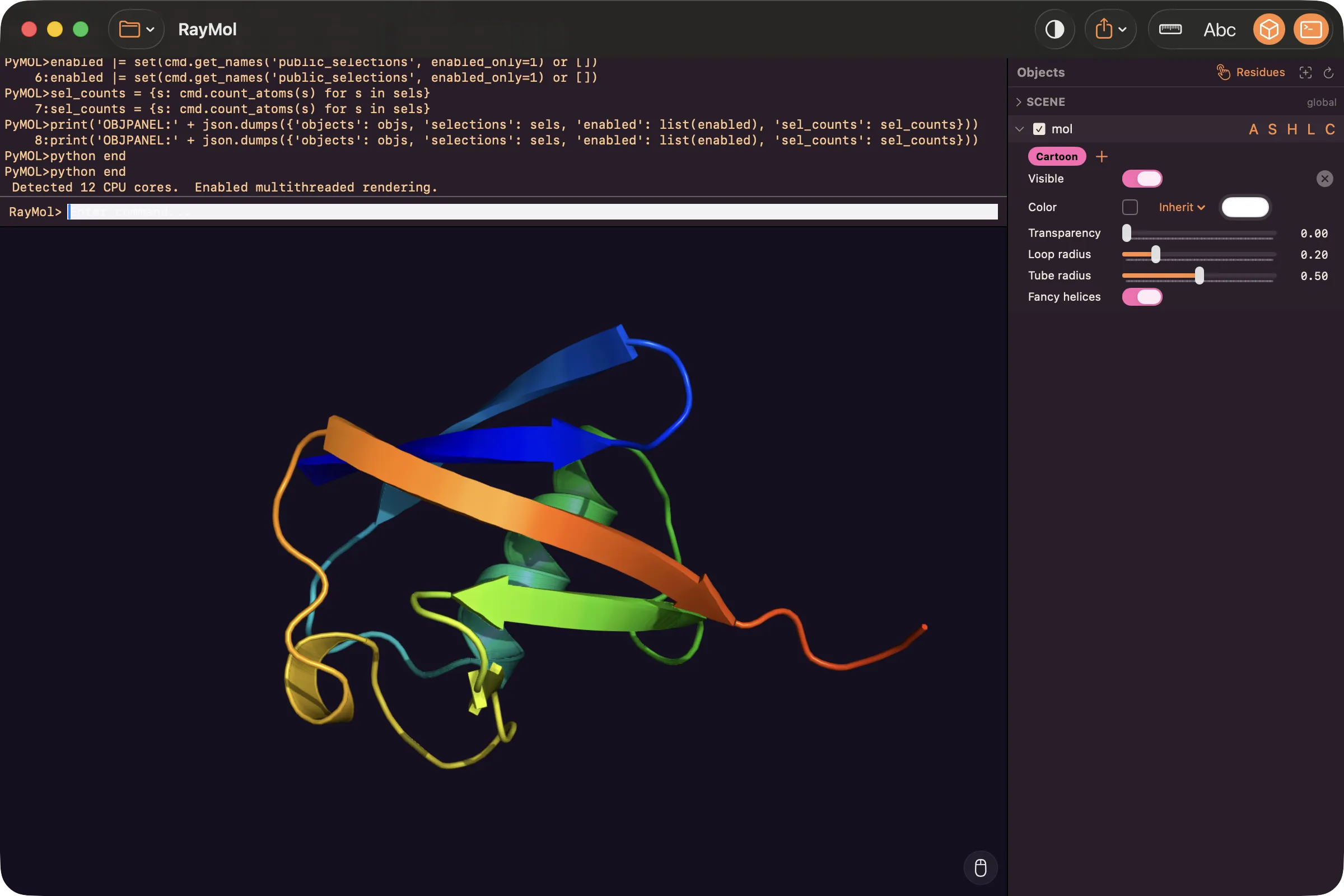 Raymol full studio on Mac